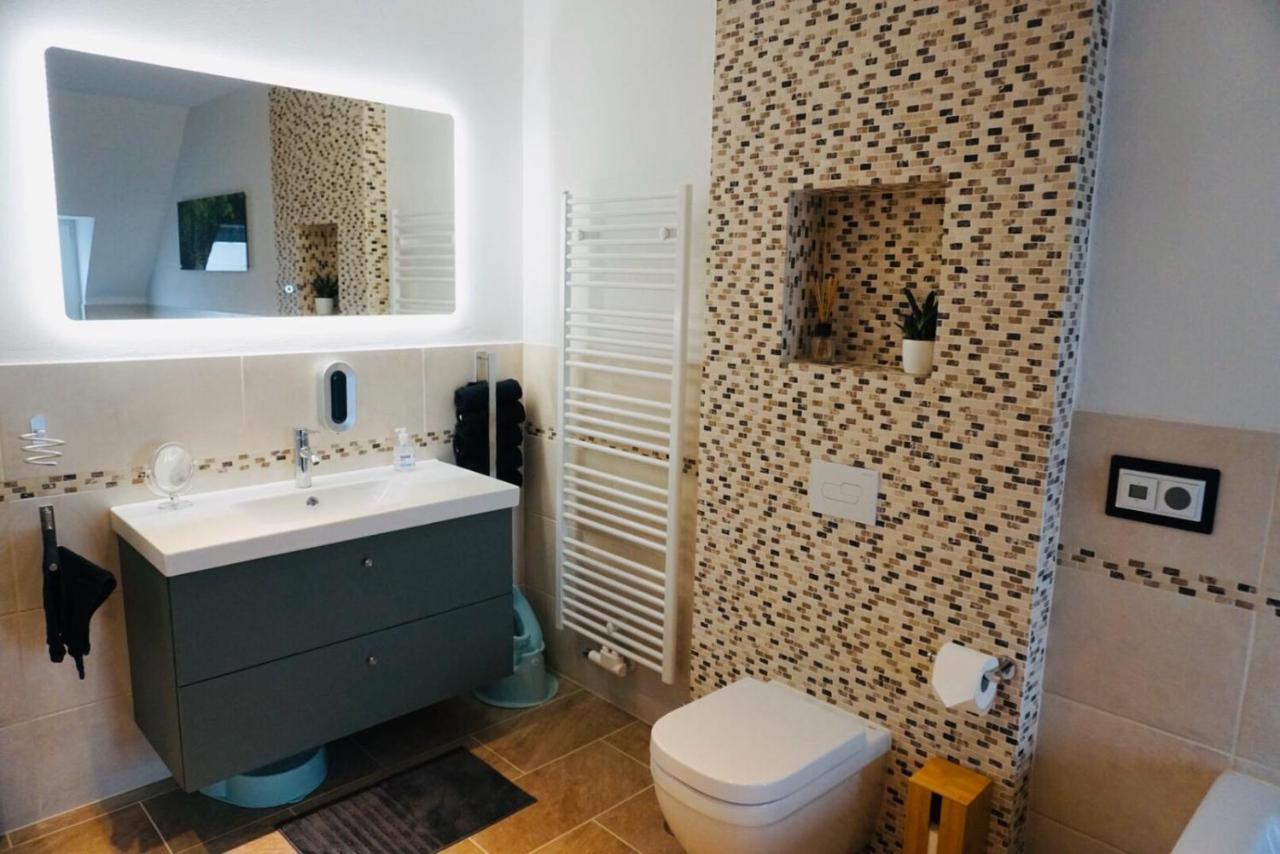 Fewo26 Im Sagenharz - Stilvolles Family-Apartment, 2 Sz, Klimaanlage, Wlan, Netflix & Free Parking Thale Luaran gambar