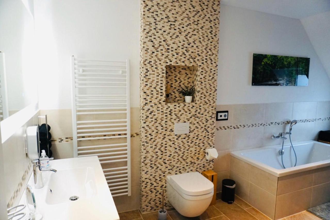 Fewo26 Im Sagenharz - Stilvolles Family-Apartment, 2 Sz, Klimaanlage, Wlan, Netflix & Free Parking Thale Luaran gambar